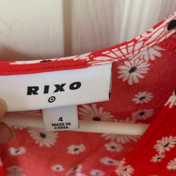 RIXO Red and White Floral Dress - Picture 2 of 3